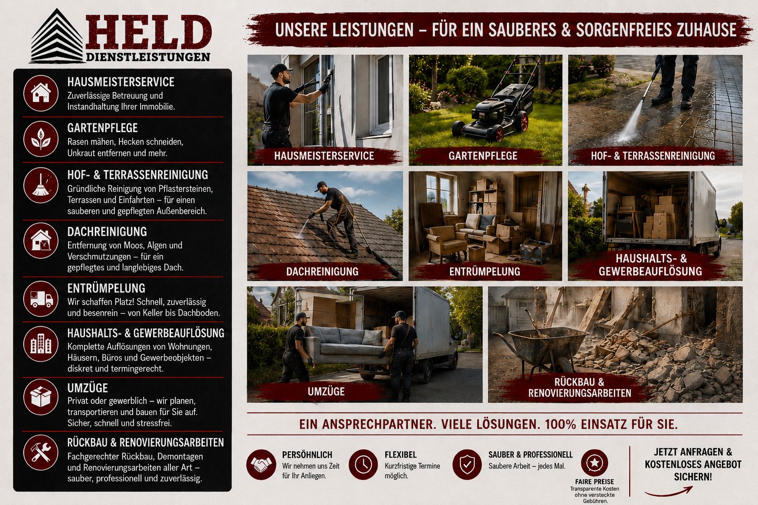 Leistungen Held Dienstleistungen
